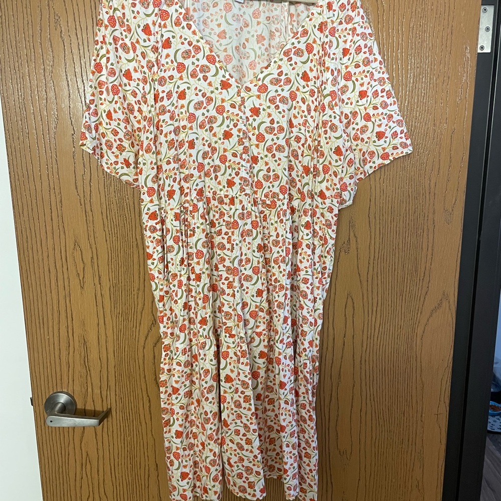Old Navy Pre-Fall fruit/floral Print Dress XXL tall